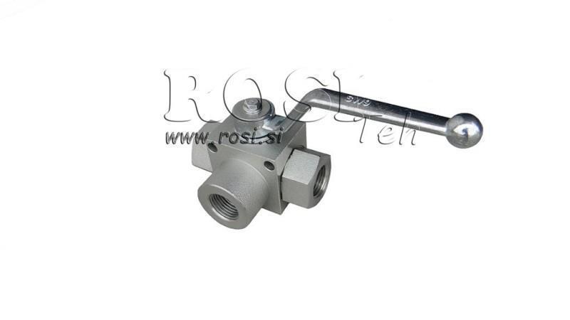 ΧΕΙΡΟΚΙΝΗΤΗ ΒΑΛΒΙΔΑ 3-ΔΡΟΜΩΝ RS3 1/2 - 500BAR - 60 λίτρα