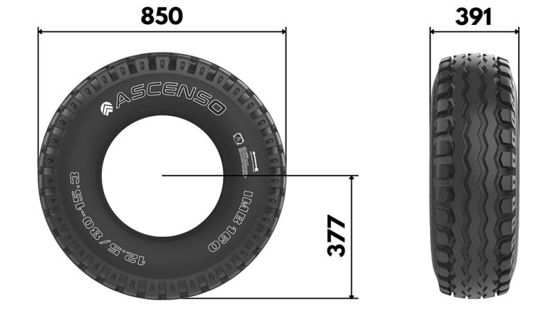15.0/55-17 PNEUMATISK AW909 14PL