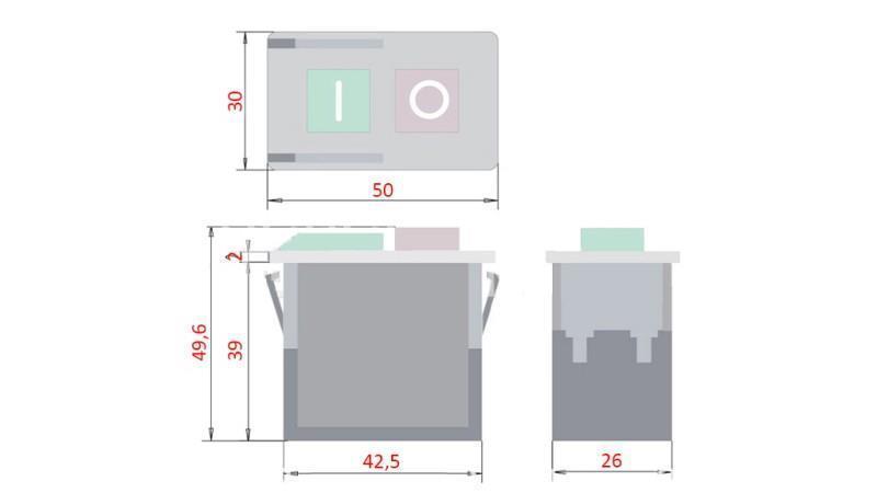 ΔΙΑΚΟΠΤΗΣ on/off 5E4 250V 6A