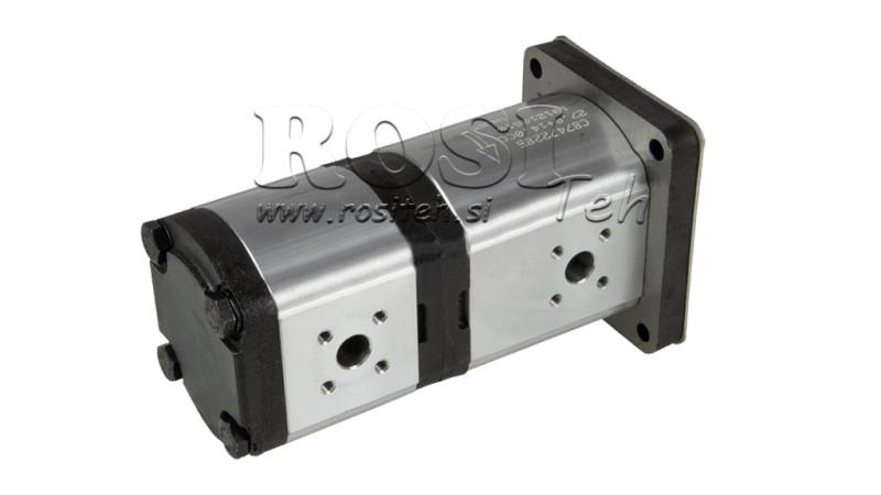 HYDRAULIKPUMPE TRAKTOR - OEM 87472285 - CNH SERIE T4 26 15 cc LINKS