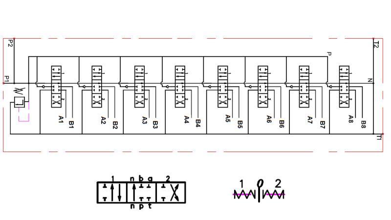 ΥΔΡΑΥΛΙΚΗ ΒΑΛΒΙΔΑ 8xPC70 2X JOYSTICK