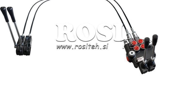 JOYSTICK ΔΙΠΛΗΣ ΛΑΒΗΣ 2 m ΥΔΡΑΥΛΙΚΗ ΒΑΛΒΙΔΑ 2xP40 λίτρα
