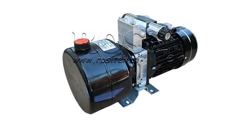 ΜΙΝΙ ΥΔΡΑΥΛΙΚΟ ΣΥΝΟΛΟ 380V AC (0.75 kW) 85 bar - 3.7 cc - 5.2 λίτρα/λεπτό - δεξαμενή 4 λίτρα