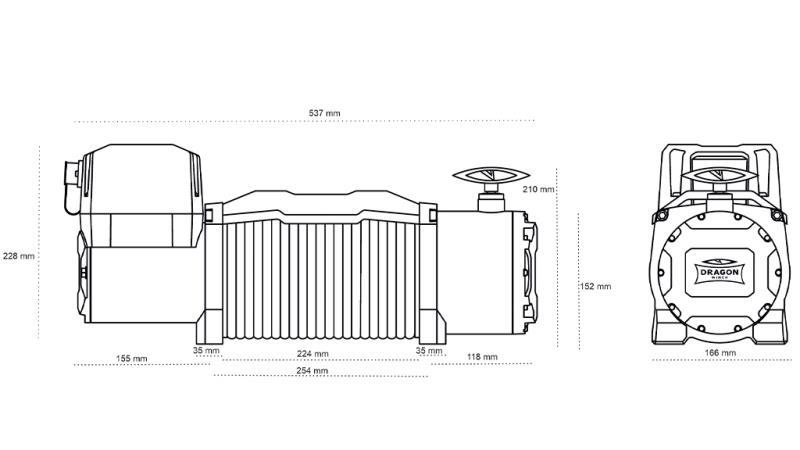 12 V ΗΛΕΚΤΡΙΚΟΣ ΓΑΤΖΟΣ DWM 13000 HD - 5897 kg