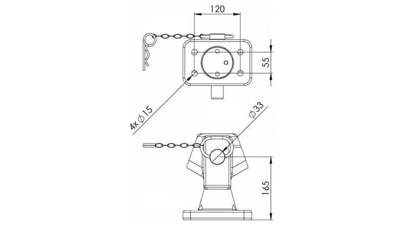 ΣΥΝΔΕΣΜΟΣ ΣΤΗΡΙΞΗΣ ΗΜΙΚΥΚΛΙΚΟΣ IGM-GA276-C