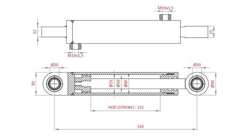 ΥΔΡΑΥΛΙΚΟΣ ΣΤΕΡΕΩΤΙΚΟΣ ΚΥΛΙΝΔΡΟΣ FIAT-NEW HOLLAND OEM-5189995
