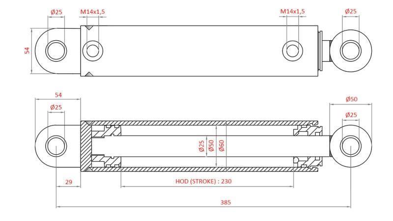 ΥΔΡΑΥΛΙΚΟΣ ΣΤΕΡΕΩΤΙΚΟΣ ΚΥΛΙΝΔΡΟΣ FIAT-NEW HOLLAND OEM-5198883