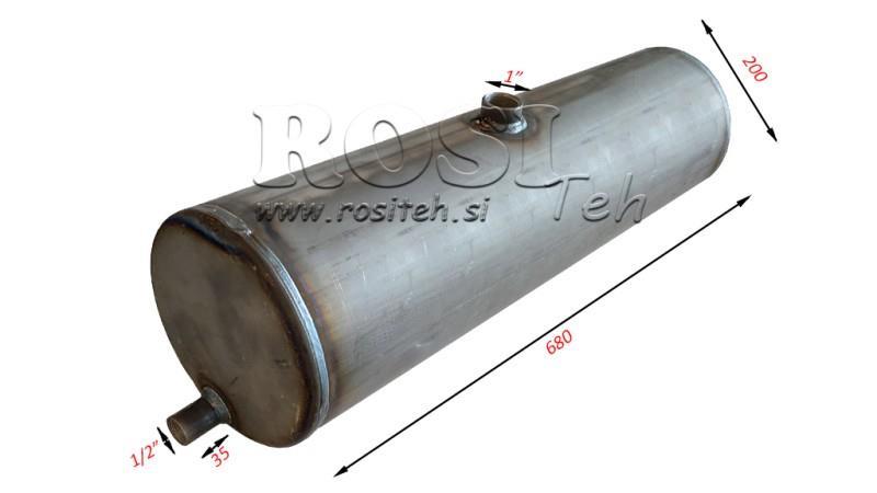 ΔΕΞΑΜΕΝΗ ΛΑΔΙΟΥ ΑΠΟ ΜΕΤΑΛΛΙΚΟ ΦΥΛΛΟ 20lit fi210-670mm