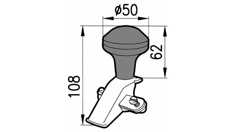 HANDTAG-BOLL FÖR RATTKANT DIAMETER 360, 390, 400, 435