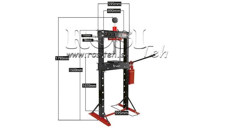 VERKSTAD HYDRAULISK PRESS FÖR LAGER