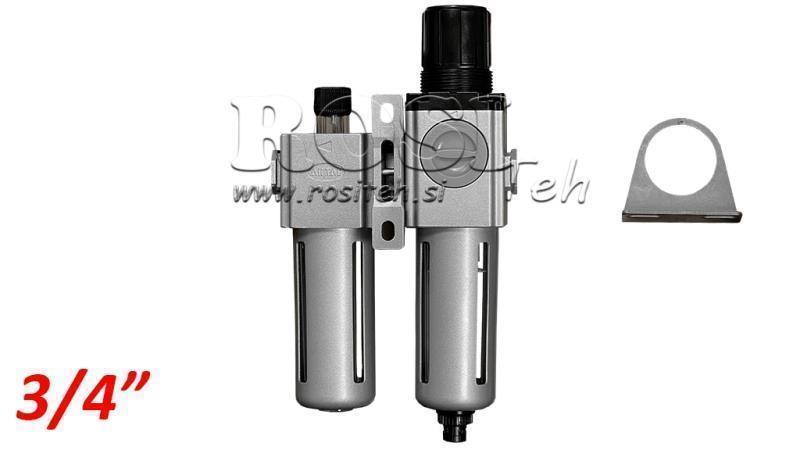 ΠΝΕΥΜΑΤΙΚΗ ΜΟΝΑΔΑ ΠΡΟΕΤΟΙΜΑΣΙΑΣ 600 G3/4 40µ 0-10b