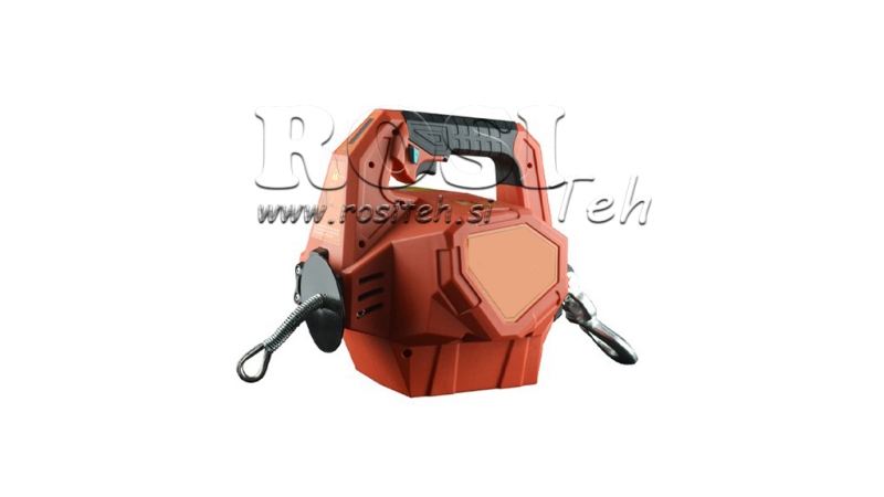 BÆRBAR BATTERIDREVET WINCH AKU 1000 LBS / 455 kg
