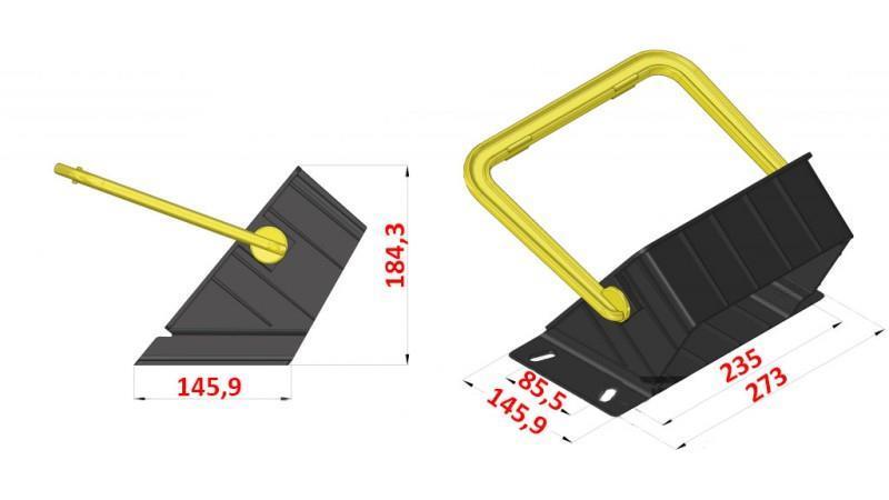 ΚΡΑΤΗΤΗΣ ΓΙΑ ΠΛΑΣΤΙΚΟ ΣΦΥΡΑ DIN 76051/E53 6,500 Kg