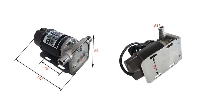 ΗΛΕΚΤΡΙΚΗ ΑΝΤΛΙΑ 12V DC -3/4- 25 lit/min (1500 l/h)