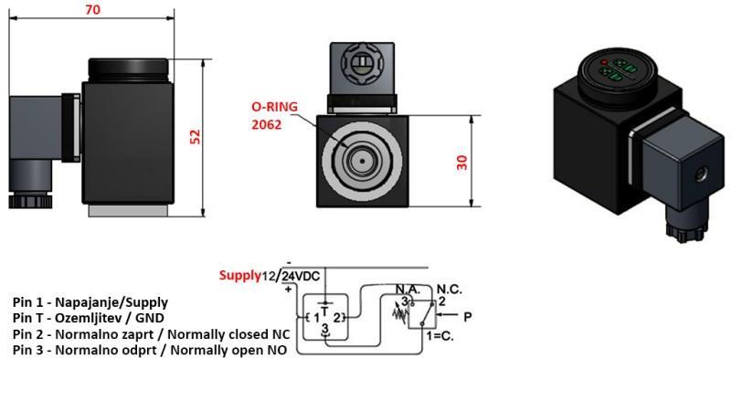 ΗΛΕΚΤΡΟΝΙΚΟΣ ΔΙΑΚΟΠΤΗΣ ΠΙΕΣΗΣ X55 0-200 BAR (ΜΕΓ.500BAR)