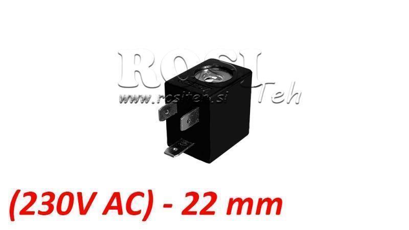 (22) ΗΛ. ΜΑΓ. ΣΠΙΝΘΗΡΑΣ 230V AC 4.5VA ΓΙΑ ΠΝΕΥΜΑΤΙΚΗ ΒΑΛΒΙΔΑ 1/4-3/8-1/2