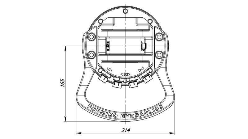 ΥΔΡΑΥΛΙΚΟΣ ΡΟΤΑΤΟΡΑΣ 4500/2500 KG ΜΕ ΑΞΟΝΑ