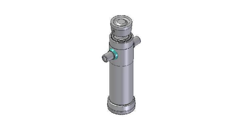 4022S -CYLINDER TELESKOPOWY STANDARD/KULA 2 ETAPY SKOK 695 ŚREDNICA 106
