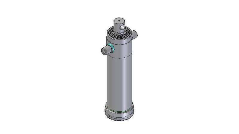 4040F -TELESKOPSKI CILINDER STANDARD/LUKNJA 4 STOPNJE HOD 1980 FI 152