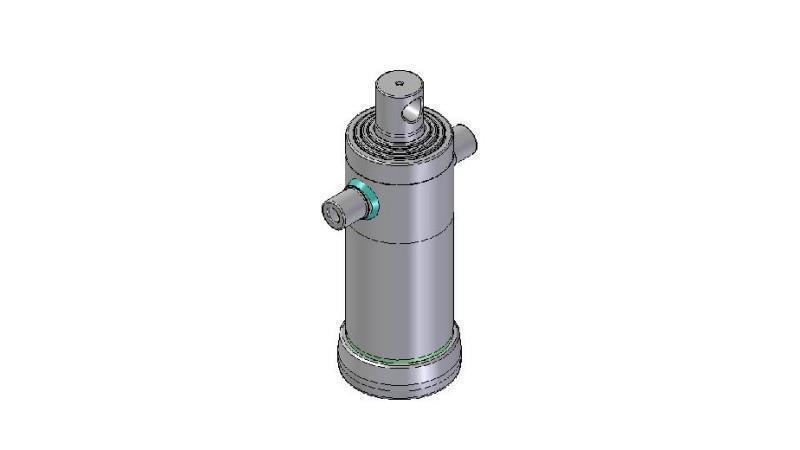 4042F -TELESCOPIC CYLINDER STANDARD/HÅL 4 STEG SLAG 1220 FI 152