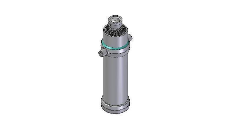 4065S -TELESCOPISK CYLINDER STANDARD/BALL 6 STEG SLAG 3765 DIAMETER 190