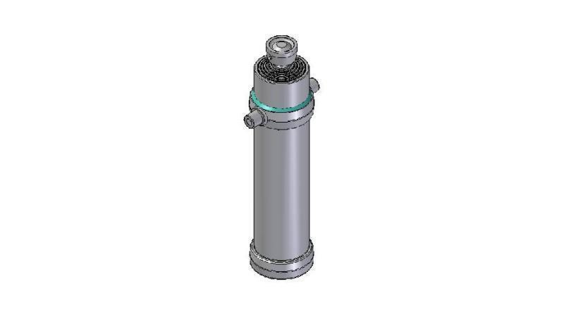 4066S -TELESCOPIC CYLINDER STANDARD/BALL 6 STAGE SLAG 4185 DIAMETER 190