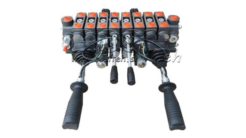ΥΔΡΑΥΛΙΚΗ ΒΑΛΒΙΔΑ HIAB 8xPC70   2x JOYSTICK - ΗΛΕΚΤΡΙΚΟΣ ΕΛΕΓΧΟΣ 12V