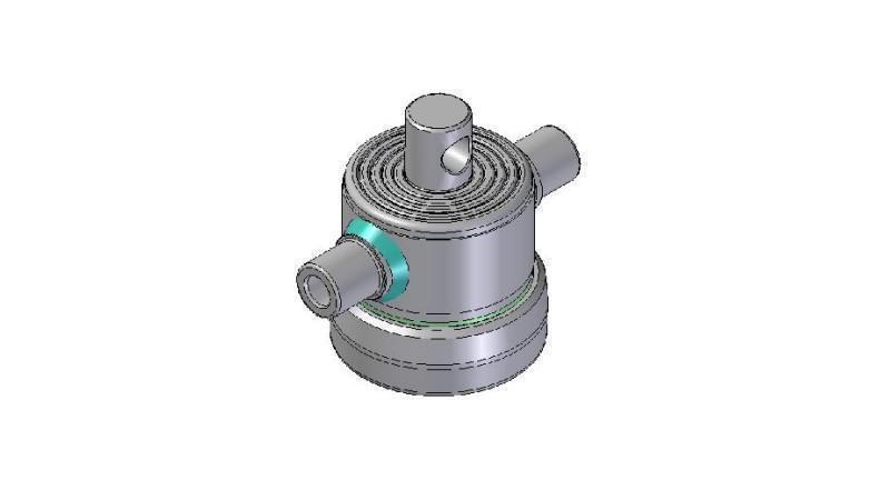 6001F -TELESCOPISK CYLINDER STANDARD/HÅL 6 STEG RESA 450 FI 124