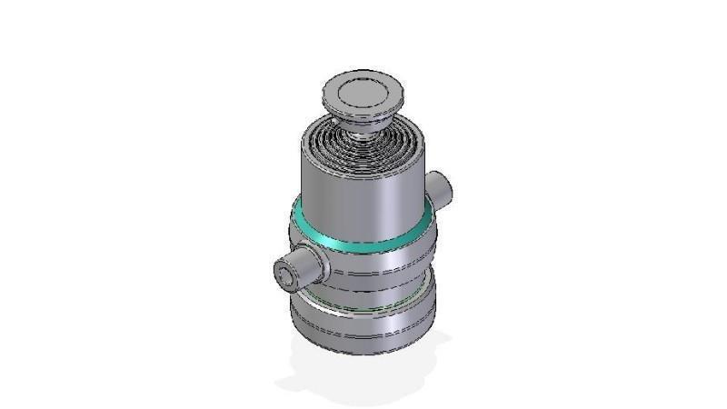 7006S -TELESCOPISK CYLINDER STANDARD/BALL 7 STEG SLAG 1360 DIAMETER 170