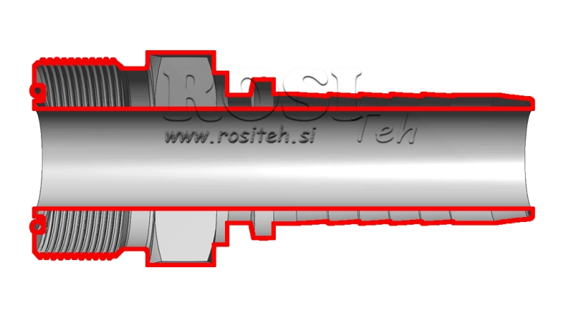ΥΔΡΑΥΛΙΚΗ ΣΥΝΔΕΣΗ ΑΓΟΡΦΗΣ ΑΡΣΕΝΙΚΟ DN10-11/16-16