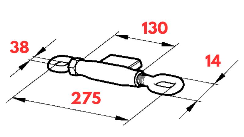 ΤΕΝΤΩΤΗΣ 20x2.5/275mm
