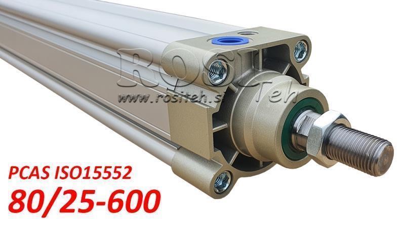 ΠΝΕΥΜΑΤΙΚΟΣ ΚΥΛΙΝΔΡΟΣ PCAS 80/25-600 BE ISO15552