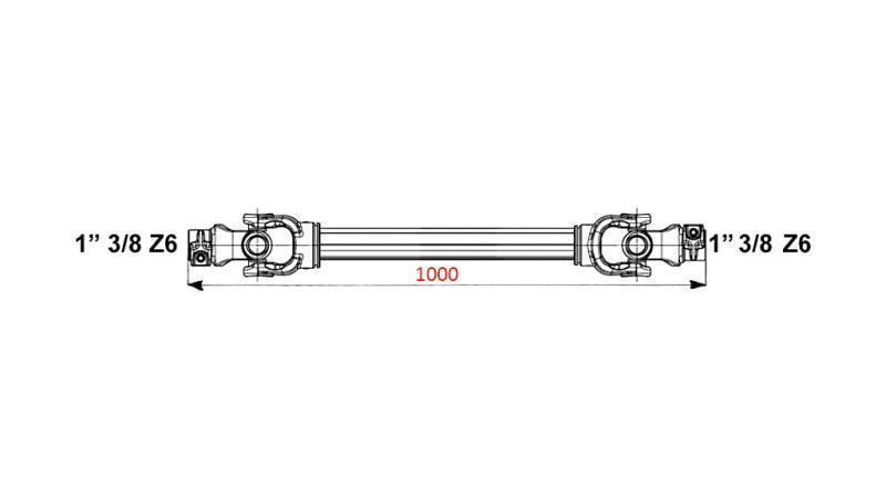 CE ΕΓΚΕΚΡΙΜΕΝΟΣ ΚΑΡΔΑΝΑΣ PROFILINE CAT.6 ΜΗΚΟΣ 1000mm