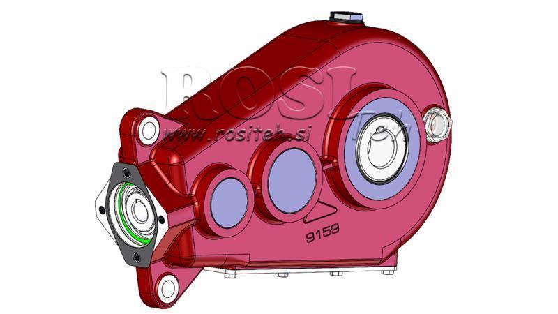 VÄXELLÅDA - VÄXELLÅDA RT400 FÖR HYDRAULISK MOTOR MP/MR/MS FÖRHÅLLANDE 35.2:1