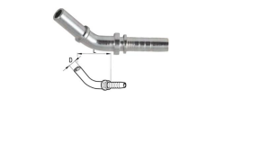 ΥΔΡΑΥΛΙΚΟΣ-ΣΥΝΔΕΣΜΟΣ-ΣΩΛΗΝΑ-ΜΕΤΑΒΟΛΗΣ-ΓΩΝΙΑ-45°