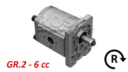 ΥΔΡΑΥΛΙΚΗ ΑΝΤΛΙΑ GR.2 6 CC ΔΕΞΙΑ - FLANGES