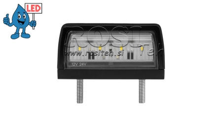 REGISTRERINGSPLÅTSBELYSNING 12/24V - LED