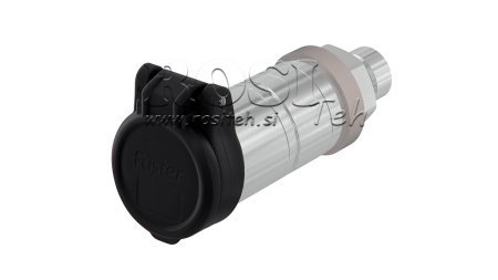 SVART BESKYTTENDE DEKSEL PVC HUNN RASK KOBLING PUSH PULL