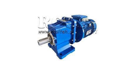 1Fáza 1.1kW-ELEKTRICKÝ MOTOR S ERC03 REDUKTOROM MS90 54rpm