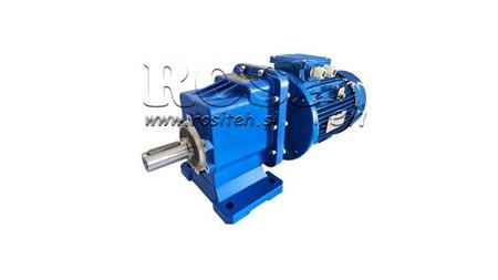 3Fáza 1.5kW-ELEKTRICKÝ MOTOR S ERC03 REDUKTOROM MS90 56rpm
