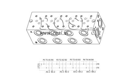 ΒΑΣΗ CETOP5 NG10 4M