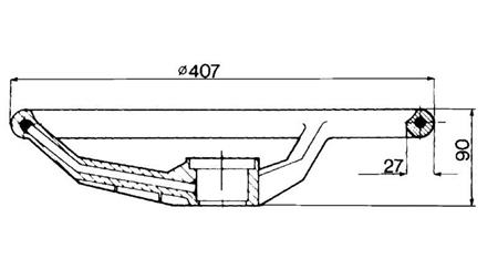 ΤΙΜΟΝΙ ΔΙΑΜΕΤΡΟΥ 400 - h 90