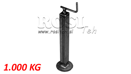 GEWINDE STØTTEBEN (HØJDE 675MM - SLAGLÆNGDE 310MM) - 1.000KG