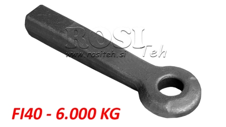 ΣΤΑΘΕΡΟΣ ΡΥΜΟΥΛΚΗΤΗΣ HOOK FI40 50X50 L370 - 6000KG/1000KG