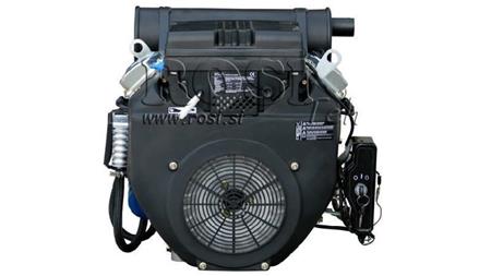 κινητήρας βενζίνης 614cc-14.9kW-3,600 RPM-E-KW25.4x72-ηλεκτρική εκκίνηση