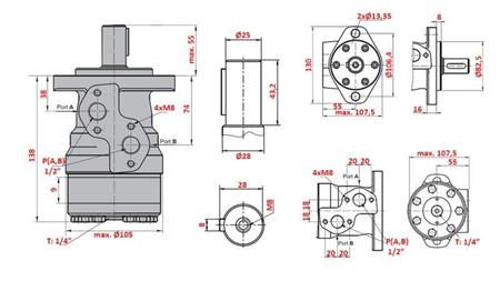 Hydraulikmotor MR 50