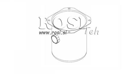 METAL RESERVOIR RULLE PP 1 LITER