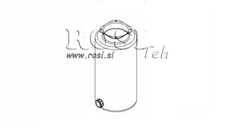 METALLRESERVOAR RULL PP 12 LITER HORIZONTAL-VERTIKAL