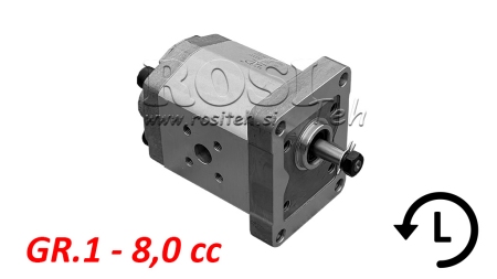 ΥΔΡΑΥΛΙΚΗ ΑΝΤΛΙΑ GR.1 8.0 CC ΑΡΙΣΤΕΡΗ - FLANGES