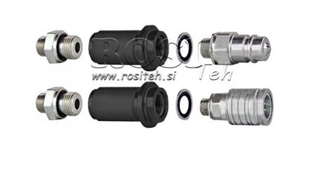 HÅNDTAG TIL QUICK COUPLING MARKERING M22-1/2 SORT